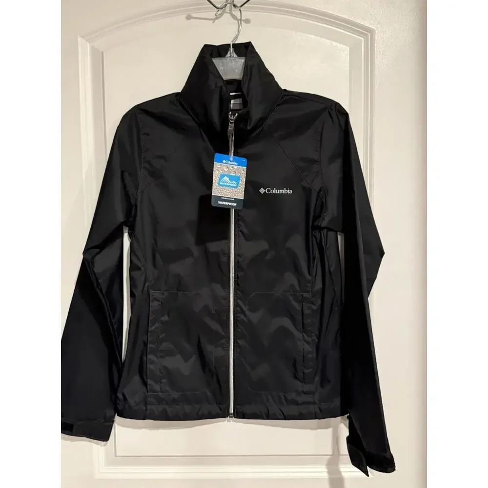 Columbia Women's Switchback III Rain Windbreaker Jacket Black WL0127-01 Size XS - Picture 5 of 11